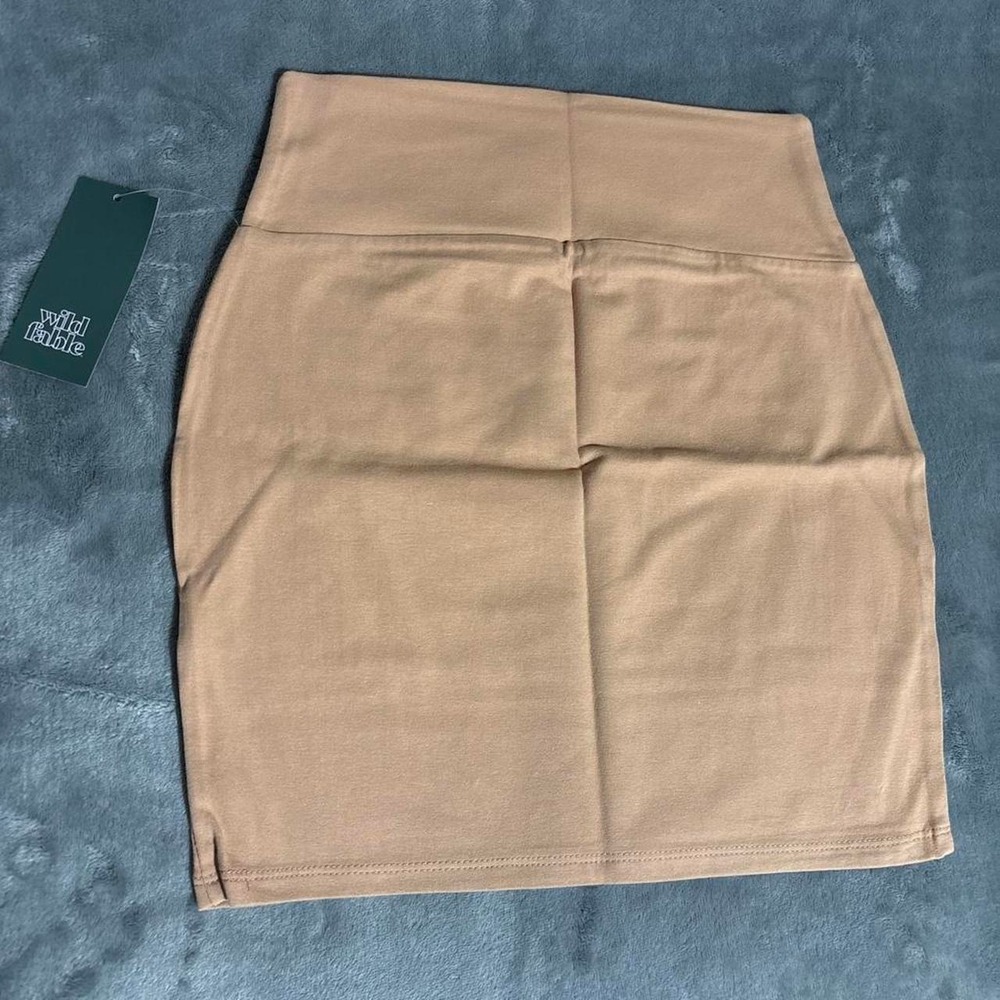 Wild Fable tan mini skirt